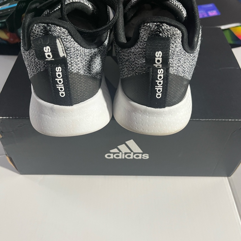Women’s Adidas Gray/Black PureMotion Running Shoes- Size 7 - Picture 9 of 15